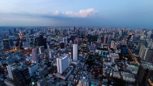 Вид на Бангкок с высоты 310 м
